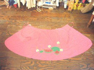 画像4: Vintage 　スイカ　 パッチ　 ラップスカート（ピンク）