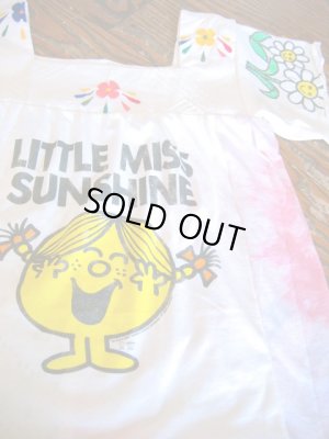 画像3: 『SOLリメイク』　「LITTLE MISS SUNSHIN」Tシャツ　チュニック　（ホワイト×カラフル）