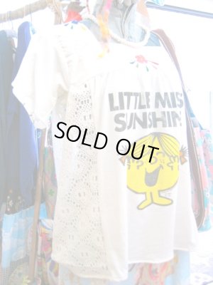 画像2: 『SOLリメイク』　「LITTLE MISS SUNSHIN」Tシャツ　チュニック　（ホワイト×カラフル）