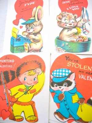 画像2: Vintage 　Valentine    Card　（4Design）