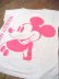 画像4: USED 　Mickey 　ポージング　Tシャツ （ホワイト×ネオンピンク） (4)