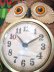 画像2: 60's Vintage  OWL  Family   壁掛け時計　（ブラウン） (2)