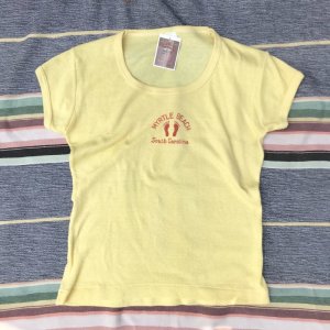 画像1: ★★20%OFF★★ “MYRTLE BEACH ”T- shirt （banana yellow）
