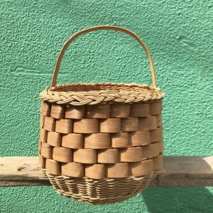 画像2: Wood&Rattan ランチ カゴバスケット (ベージュ）