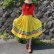 画像1: 50's Vintage Circular Skirt (イエロー) (1)