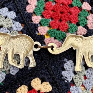 画像5: Vintage Elephant チェーンベルト（ゴールド）