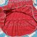 画像10: 70's vintage チロリアン 刺繍風プリント ロングスカート (レッド)