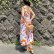 画像1: 70's Vintage Big Flower Hawaiian Dress (オレンジ×ホワイト) (1)