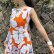 画像3: 70's Vintage Big Flower Hawaiian Dress (オレンジ×ホワイト) (3)