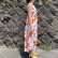 画像4: 70's Vintage Big Flower Hawaiian Dress (オレンジ×ホワイト)