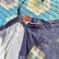 画像7: Vintage Patchwork Print Wrap Skirt (グレーデニム×チェック）