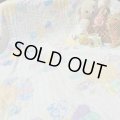 ★★60%OFF★★60‘s Vintage  flower   パッチワーク   大判キルト   (ホワイト）