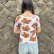 画像4: 60's Vintage Sole face柄 Tシャツ（ホワイト×オレンジ）