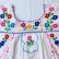 画像7: 70's Vintage Mexico フラワー刺繍 ワンピ （ホワイト）