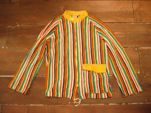 画像2: 70's Vintage カラフルストライプ　パイルジャケット