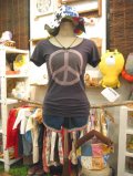 ★★★SALE★★★　American Eagle　PEACEマークTシャツ（チャコールブラック）