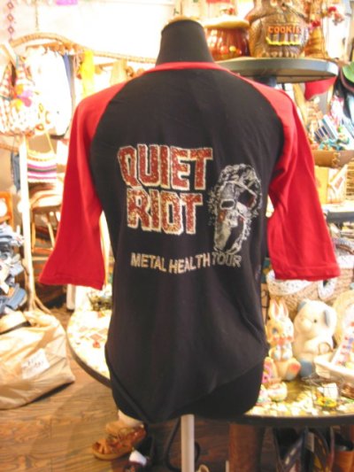 画像2: 80's「Quiet Riot」ラグラン Tシャツ （レッド）