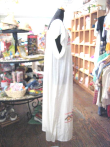 画像2: 60's　Vintage  クロスステッチ  Hippie　ドレス （オフホワイト） (2)
