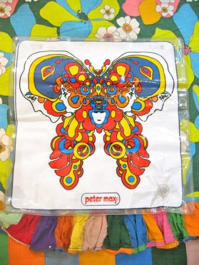 画像1: 70's 「Peter Max」Air Pillow　（Human Butterfly）