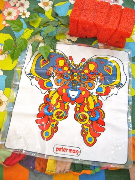 画像1: 70's 「Peter Max」Air Pillow　（Human Butterfly） (1)