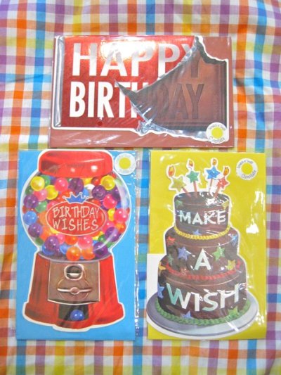 画像1: ★★★SALE★★★ SWEETS　Birthday  Card（3Design）