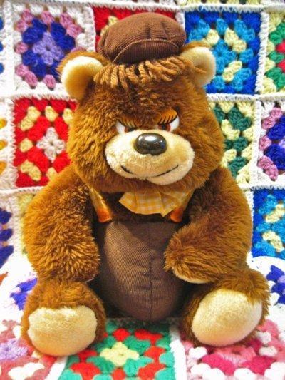 画像1: U.S.A　70'sVintage  Bearぬいぐるみ (ダークブラウン)