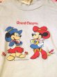 画像2: USED  「Mickey&Minnie」  Grand Canyon   Tシャツ　（ライトグレー／T100〜） (2)