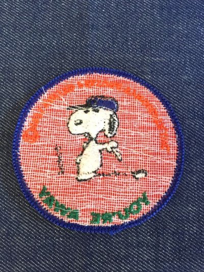 画像2: 「SNOOPY」Vintage GOLF Round ワッペン　（Red）