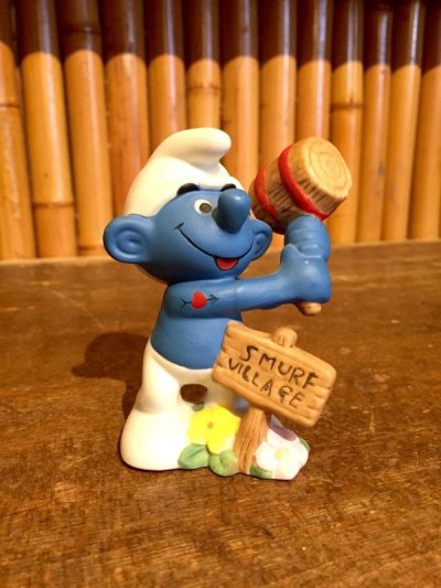 画像1: 80's Vintage   “HEFTY社製”　「SMURF」 陶器ドール