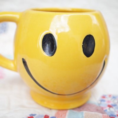 画像3: 70'sVintage「McCOY」Happy Smiley Face mug（yellow）