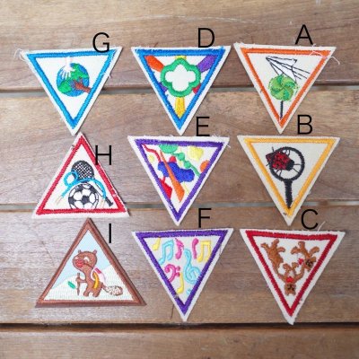 画像1: Vintage BOY SCOUT ワッペン（９Design）