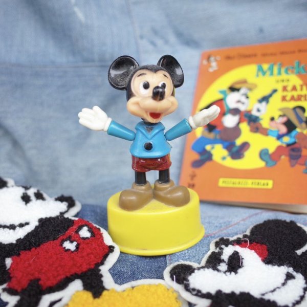 画像1: 70'sVintage「Mickey」Dancing Push Toy (1)