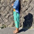 画像3: 『SOLリメイク』70's Vintage  フラワー刺繍　スカート （グリーン） (3)