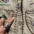 画像10: Vintage メキシコ 刺繍ジャケット （ライトグレー） (10)