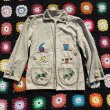 画像5: Vintage メキシコ 刺繍ジャケット （ライトグレー） (5)