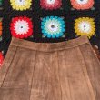画像6: 70's Vintage Suede Patchwork Skirt（ブラウン） (6)