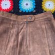 画像8: 70's Vintage Suede Patchwork Skirt（ブラウン） (8)