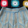 画像8: 70's Vintage Suede Patchwork Skirt（スモーキーブルー） (8)