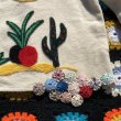 画像12: 『SOLリメイク』ヨーヨーキルト 70'sVintageメキシコ刺繍ジャケット (オフホワイト） (12)