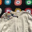 画像7: 『SOLリメイク』ヨーヨーキルト 70'sVintageメキシコ刺繍ジャケット (オフホワイト） (7)