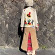 画像5: 『SOLリメイク』ヨーヨーキルト 70'sVintageメキシコ刺繍ジャケット (オフホワイト） (5)