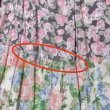 画像10: 70's vintage フラワー柄 ティアード サーキュラー スカート (ピンク×マルチ) (10)