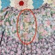 画像11: 70's vintage フラワー柄 ティアード サーキュラー スカート (ピンク×マルチ) (11)