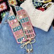 画像1: Vintage ミラー＆ビーズ刺繍 トライバル ベルト（オフホワイト×カラフル） (1)