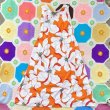 画像6: 70's Vintage Big Flower Hawaiian Dress (オレンジ×ホワイト) (6)