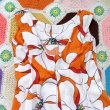 画像9: 70's Vintage Big Flower Hawaiian Dress (オレンジ×ホワイト) (9)