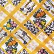 画像8: 70's Vintege Fruits & Flower Checkered  Print タンクトップ (オレンジ×ホワイト) (8)