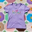 画像6: USA製 Butterfly & Flower  Print Tシャツ (ラベンダー) (6)