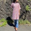 画像1: Vintage Fruits & Gingham Check 柄 ポケット付き ワンピース （レッド） (1)