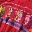 画像8: 70's Guatemala ケツァール バード刺繍 チュニック（レッド×カラフル） (8)